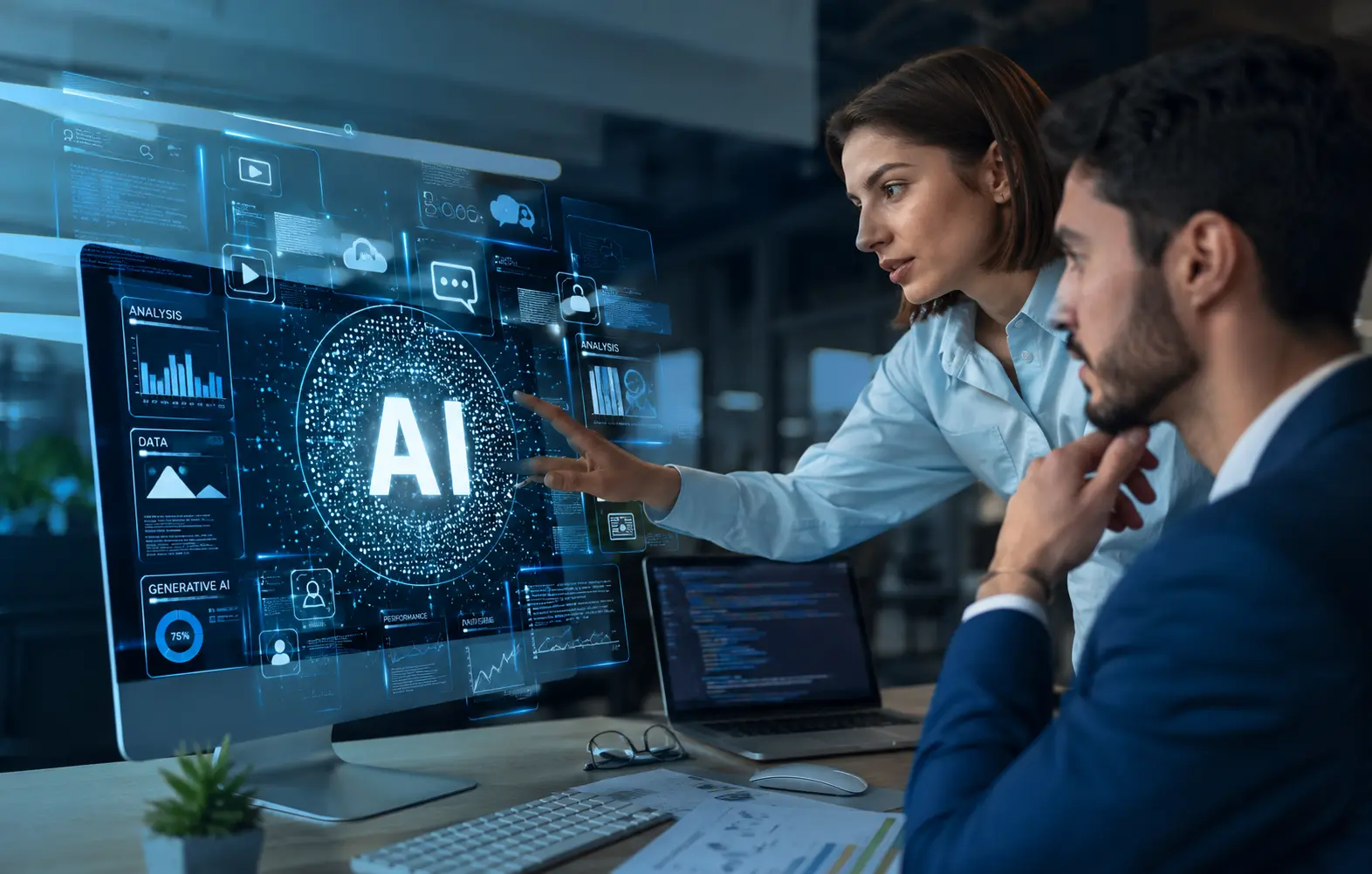 团队分析AI科技发展趋势.webp